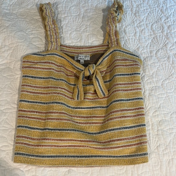 Madewell Texture & Thread textured striped tank - Picture 1 of 3
